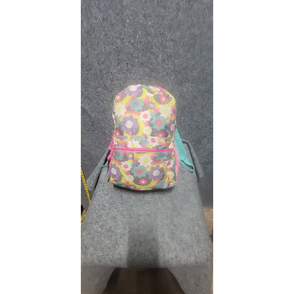 17-Inch‎ Flower Power Tones Backpack New